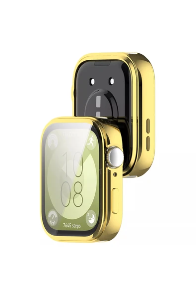 corcishop Huawei Watch Fit 3 Uyumlu Silikon 360 Tam Koruma Kasa ve Ekran Koruyucu ürün görseli 1