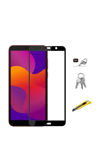 corcishop Huawei Y5p 9d Kavisli Tam Kaplayan Polikarbon Kırılmaz Cam Ekran Koruyucu Film ürün görseli 1