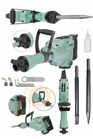BÖHRER 16 Kg 1500 Watt 35 Joule Elektrikli Sade Kırıcı Sds Max Matkap Kırıcı Hilti ürün görseli 1
