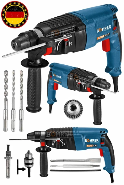 BÖHRER GBH2 3 FONKSİYONLU KIRICI DELİCİ X-TREME  Uyumlu ELEKTRİKLİ HİLTİ MATKAP ürün görseli 1