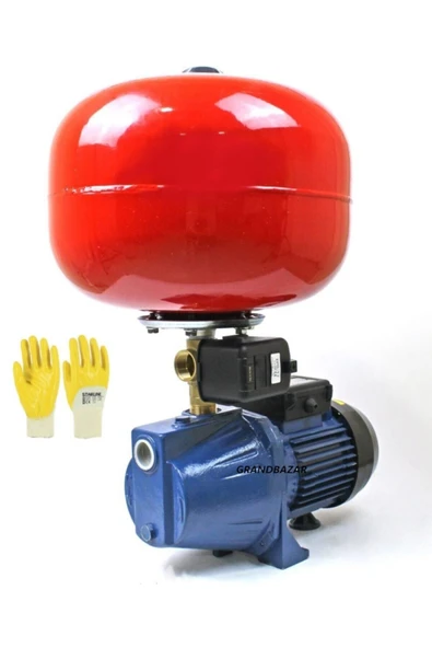 BÖHRER Jet 100p Hidrofor Set Pompa 0,75 Kw 1 Hp 24 Litre Italyan Kafa Hidrofor Pompa 3 Kat 3 Daire ürün görseli 1