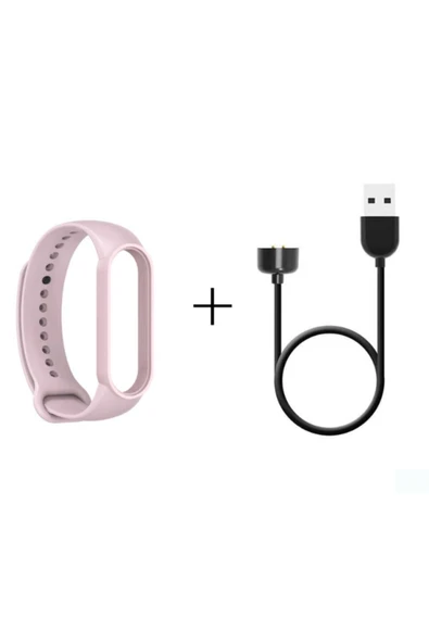 corcishop Xiaomi Mi Band 6 Şarj Aleti + Mi Band 6 Kordon Yüksek Kalite 2'li Set ürün görseli 1