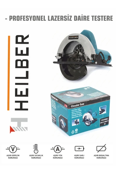 HEİLBER Cs1856j 1050 W Sunta Kesme Dairesel Testere ürün görseli 1