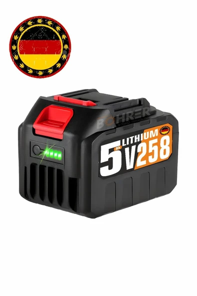 BÖHRER 15 Pilli V258 5ah Yedek Akü Batarya , Budama Testeresi,budama Makası Vb. ürün görseli 1