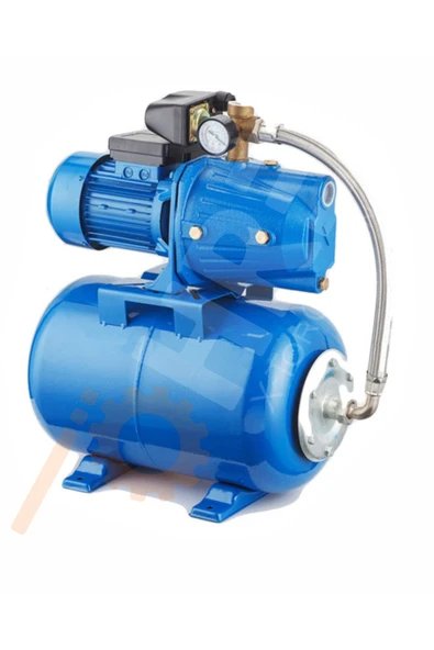 BÖHRER Jet100 4 Kat 4 Daire 50 Litre Yatay 750 Watt 1 Hp Tanklı Hidrofor  Otomatik Aç Kapa Hidrofor Uyumlu ürün görseli 1
