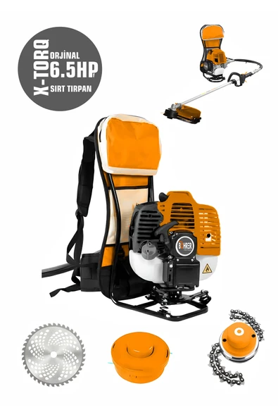 BÖHRER Alman 15 Hp /h Sırt Tipi Benzin Motorlu Çim Çalı Kesme Biçme Makinesi Sırt Tırpan ürün görseli 1
