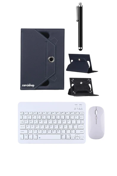 corcishop Honor Pad X8 Pro 11.5 inç Kılıf Universal Standlı + Bluetooth Klavye Mouse Set +  Kalem ürün görseli 1