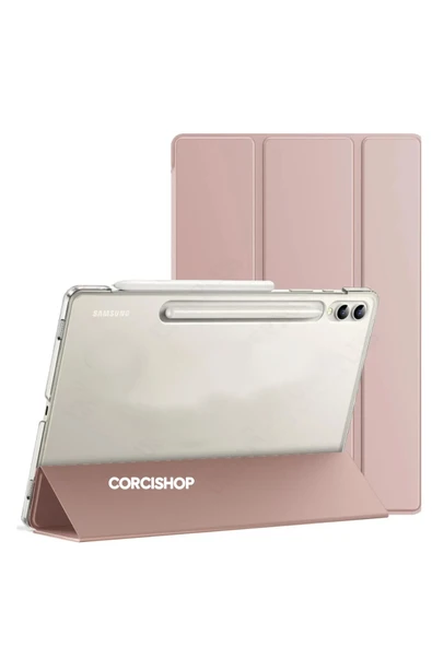 corcishop Samsung Galaxy Tab S9 Wi-Fi SM-X710 11İnç  Kılıf Pu Deri Smart Standlı Case ürün görseli 1