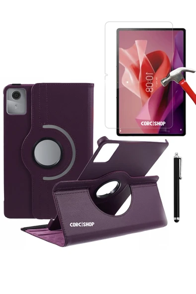 corcishop Lenovo Tab M11 /tab K11 11inç Modeliyle 360° Dönerli Tablet Kılıfı 3lü Set ürün görseli 1