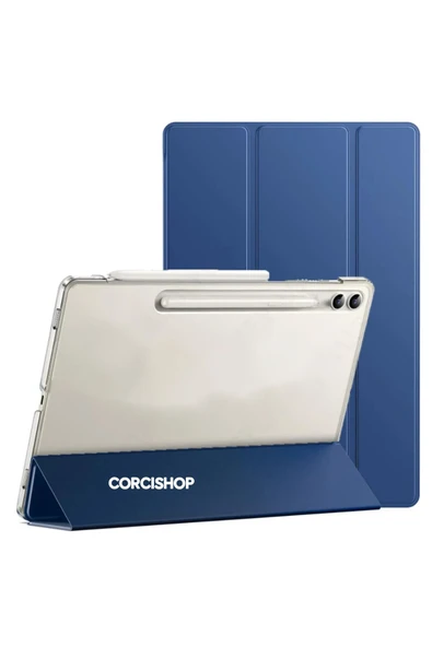 corcishop Samsung Galaxy Tab S9 Wi-Fi SM-X710 11İnç  Kılıf Pu Deri Smart Standlı Case ürün görseli 1