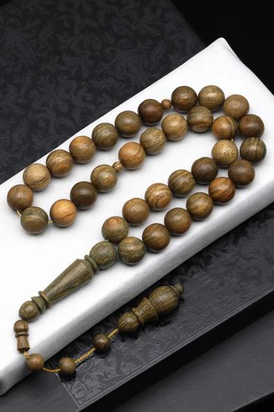 Pelesenk Ağacı Tesbih 11 mm Küre Kesim T-1693 ürün görseli 1