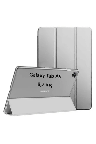 corcishop Samsung Galaxy Tab A9 8.7inç X110 X113 X115 X117 Kılıf PU Deri Smart Standlı Case ürün görseli 1