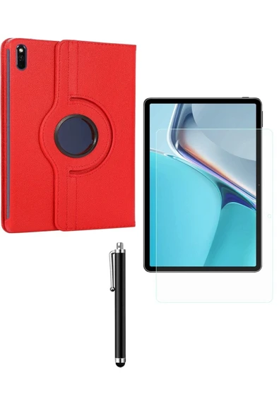 corcishop Huawei Matepad 10.4 Bah3-w09 Uyumlu 360° Dönerli Tablet Kılıfı 3lü Set ürün görseli 1
