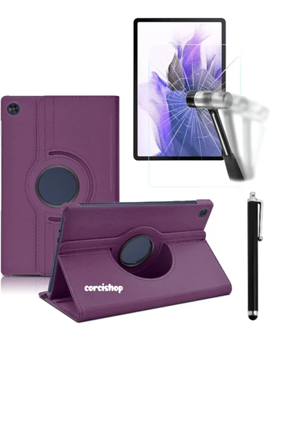 corcishop Honor Pad X8 10.1 İnç Uyumlu Kılıf 360 Dönen Kapaklı Standlı 3Lü Set ürün görseli 1