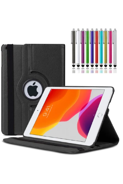 corcishop Ipad 3 Kılıf A1416 A1430 A1403 Uyumlu 360° Dönerli Tablet Kılıfı + Kalem ürün görseli 1