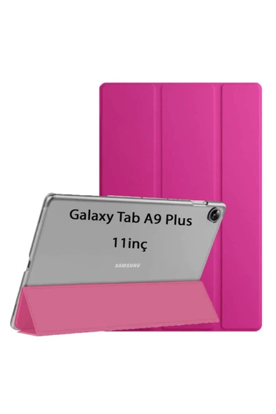 corcishop Samsung Galaxy Tab A9 Plus X210 X213 X215 X217 Kılıf PU Deri Smart Standlı Case ürün görseli 1