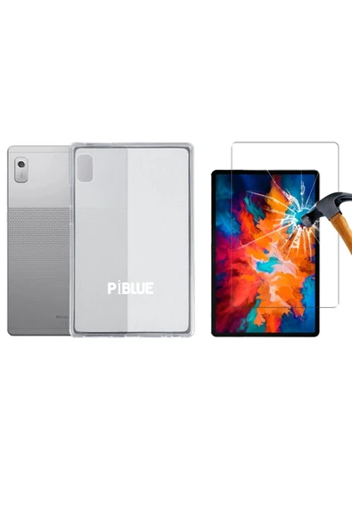 corcishop Lenovo Tab M9 TB310FU (ZAC30155TR) Kılıf Şeffaf Silikon Kılıf + Nano Ekran Koruyucu ürün görseli 1