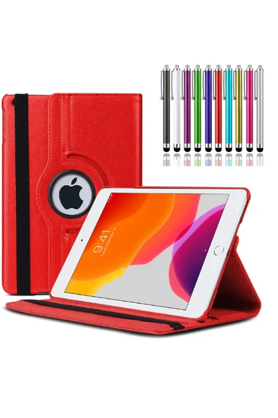 corcishop Ipad Air 1 2 Ipad 5. 6. Nesil 9.7 İnç Uyumlu 360° Dönerli Tablet Kılıfı + Kalem ürün görseli 1