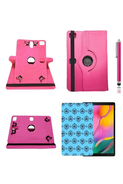corcishop Casper L8 Uyumlu Kılıf 360° Dönerli Unıversal Standlı Kılıf + Nano Ekran Koruyucu + Kalem ürün görseli 1