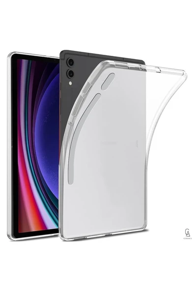 corcishop Galaxy Tab S9 FE SM-X510 Uyumlu Şeffaf Esnek Silikon Tablet Kılıfı ürün görseli 1