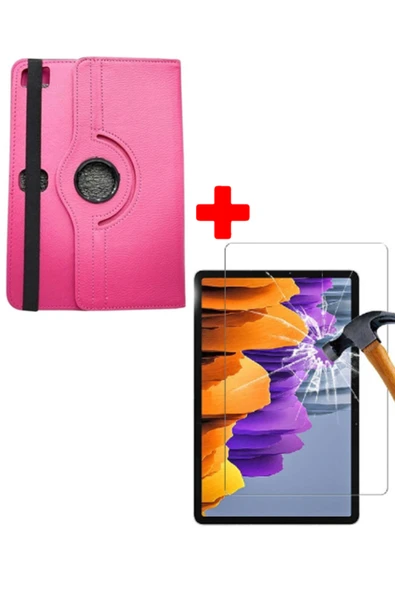 corcishop Hegitech Doogee T10E 10.1 İnç Universal Kancalı Tablet Kılıfı + Nano Esnek Ekran Koruyucu ürün görseli 1