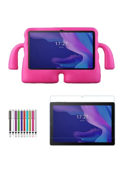 corcishop Xiaomi Redmi Pad Se 11inç Modeli Uyumlu Kılıf Tutmalı Silikon Kılıf Ekran Koruyucu Kalem ürün görseli 1