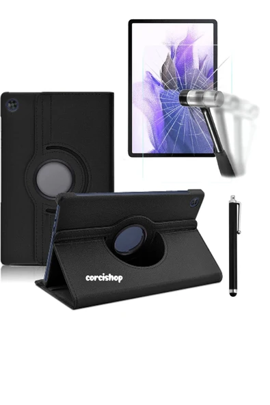 corcishop Honor Pad X8 10.1 İnç Uyumlu Kılıf 360 Dönen Kapaklı Standlı 3Lü Set ürün görseli 1