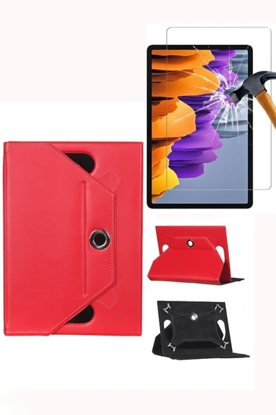 corcishop Reeder A10is Air Universal 360 Dönerli Standlı Kılıf Kılıf + Ekran Koruyucu + Kalem ürün görseli 1