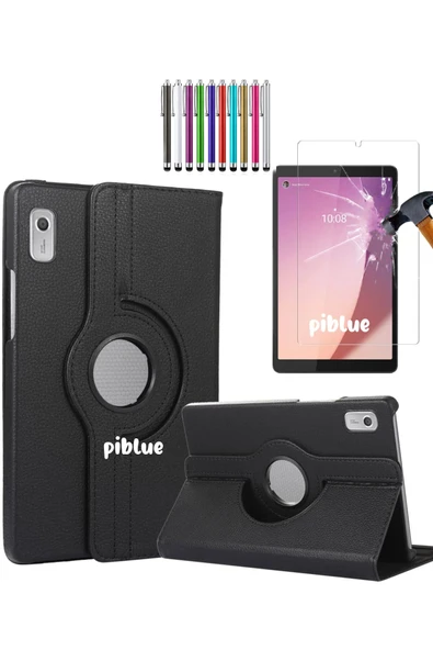 corcishop Lenovo Tab M9 TB310FU (ZAC30136TR) Modeli İle Uyumlu 360° Dönerli Tablet Kılıfı 3lü Set ürün görseli 1