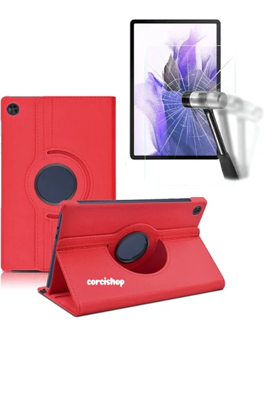 corcishop Huawei Matepad T10/T10s 10.1 Uyumlu Kılıf 360 Dönen Kapaklı Standlı + Ekran Koruyucu ürün görseli 1