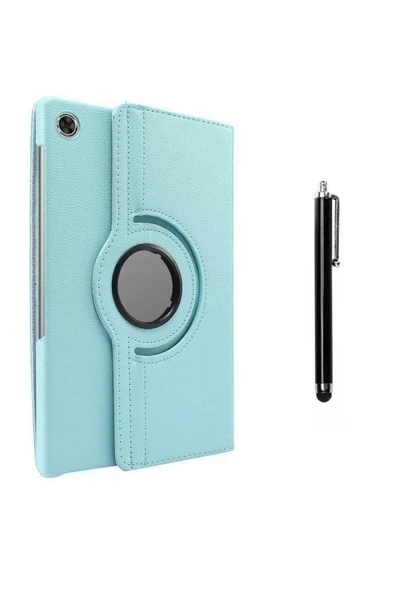 corcishop Samsung Galaxy Tab A9 8.7 inç Sm-X110 Uyumlu 360° Dönerli Tablet Kılıfı + Kalem ürün görseli 1