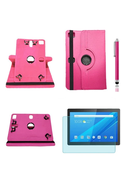 corcishop Lenovo Tab M10 X505l Za4h0040tr Kılıf Dönerli Unıversal Standlı Kılıf + Nano Ekran Koruyucu + Kalem ürün görseli 1
