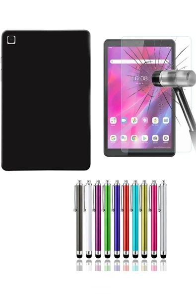 corcishop Lenovo Tab M10 Tb-x306f Za6w0026tr Silikon Tablet Kılıfı + Nano Ekran Koruyucu + Kalem ürün görseli 1