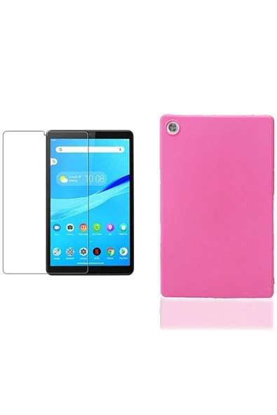 corcishop Lenovo M8 Tb-8505f Tb-8505fs Uyumlu Esnek Silikon Tablet Kılıfı + Ekran Koruyucu ürün görseli 1