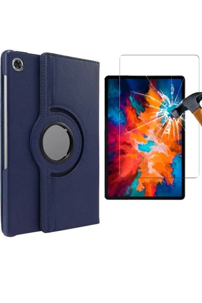 corcishop Lenovo Tab M10 Tb-x306f Za6w0026tr Uyumlu 360° Dönerli Tablet Kılıfı + Ekran Koruyucu ürün görseli 1