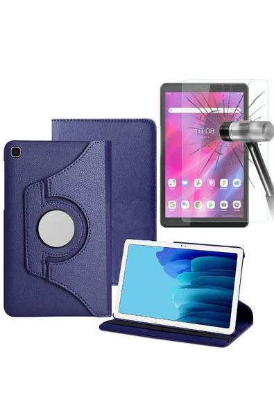 corcishop Samsung Galaxy Tab S6 Lite 10.4 Sm-p617 360° Dönerli Tablet Kılıfı + Ekran Koruyucu ürün görseli 1