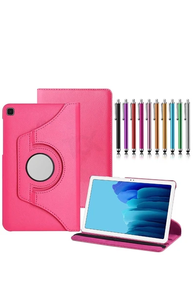 corcishop Samsung Galaxy Tab A (2019) Sm-t295 Uyumlu 360° Dönerli Tablet Kılıfı + Kalem ürün görseli 1