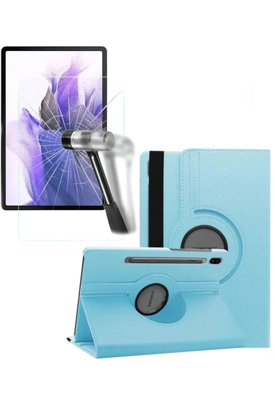 corcishop Samsung Galaxy Tab S7 Fe Lte Sm-t737 12.4 Inç Kılıf + Ekran Koruyucu ürün görseli 1