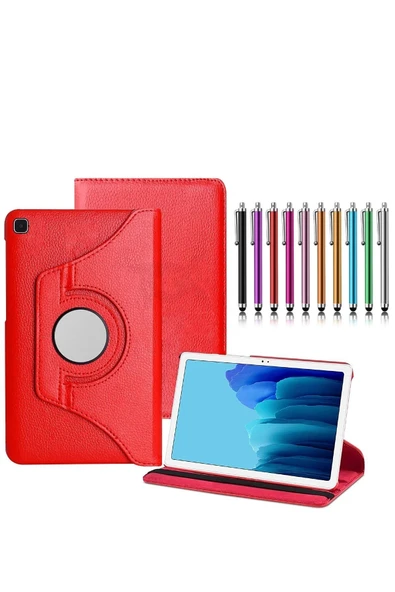 corcishop Samsung Galaxy Tab A (2019) Sm-t290 Uyumlu 360° Dönerli Tablet Kılıfı + Kalem ürün görseli 1