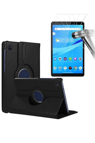 corcishop Lenovo Tab M8 Tb-8505f 8 Inç Za5g0100tr 360° Dönerli Tablet Kılıfı + Ekran Koruyucu ürün görseli 1