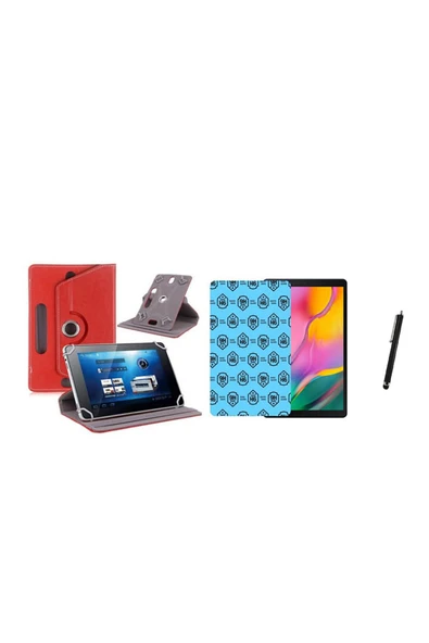 corcishop Everest Digiland Dl8006 Uyumlu Set Universal Tablet Kılıfı Nano Ekran Koruyucu+kalem ürün görseli 1