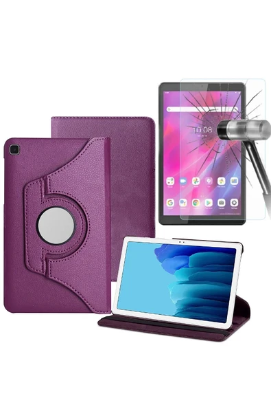 corcishop Samsung Galaxy Tab S6 Lite 10.4 Sm-p615 360° Dönerli Tablet Kılıfı + Ekran Koruyucu ürün görseli 1