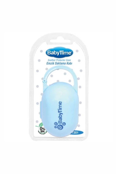 Baby Time Emzik Saklama Kabı Mavi ürün görseli 1