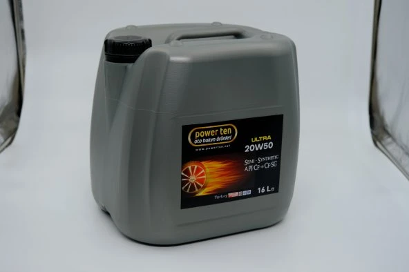 Powerten 20W50 Motor Yağı 16 Litre 2026 ürün görseli 1