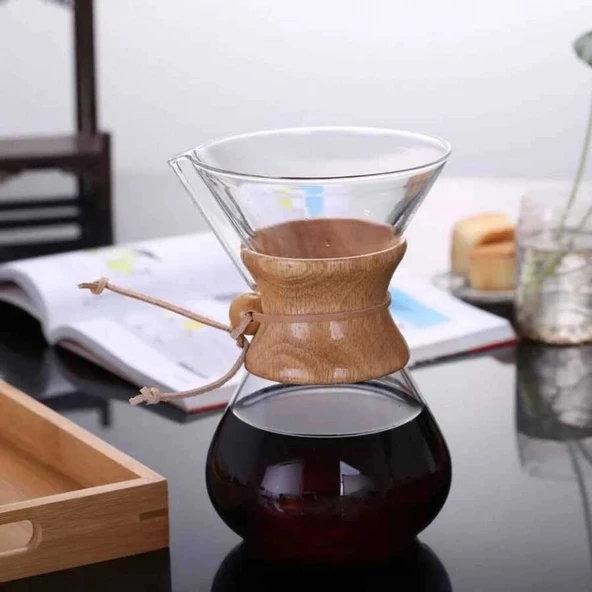 Cam Kahve Demleme 800 ml (CK-800A) - Resim 3