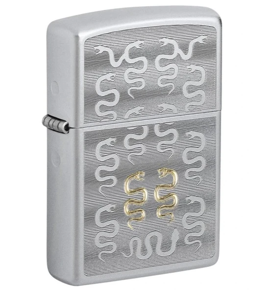 Zippo Snake Pattern Dizayn Çakmak ürün görseli 1