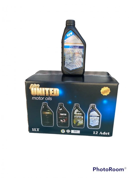 UNİTED PRO 20W50 MOTOR YAĞI 1 LT 12 ADET KOLİ YENİ ÜRETİM 2026 ürün görseli 1