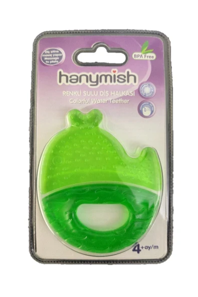 Hanymısh Renkli Sulu Diş Halkası-salyangoz ürün görseli 1