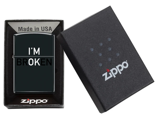 Zippo I'm OK Dizayn Çakmak - Resim 4