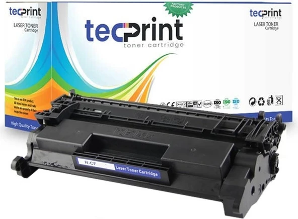 Tecprint Hp CF289X/CRG056H/T06 Çipsiz Yüksek Kapasiteli Muadil Toner ürün görseli 1